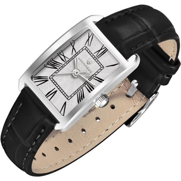 Women's Leather Strap Watch Dainty Elegant Womens Watches Classic Vintage Retro
